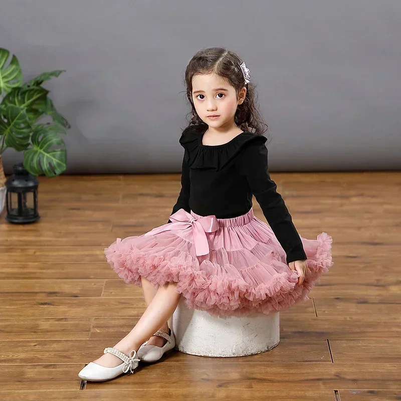 Children Ballet Tutu Skirts Girls Party Performance