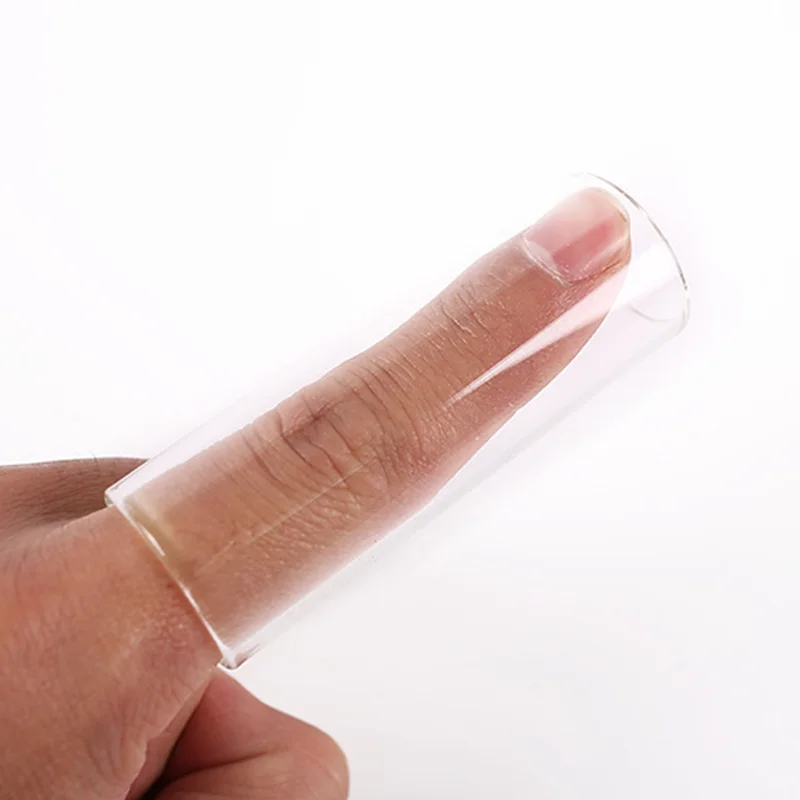 6CM Clear Glass Finger Slide for String Instruments - Guitar & Ukulele Accessory