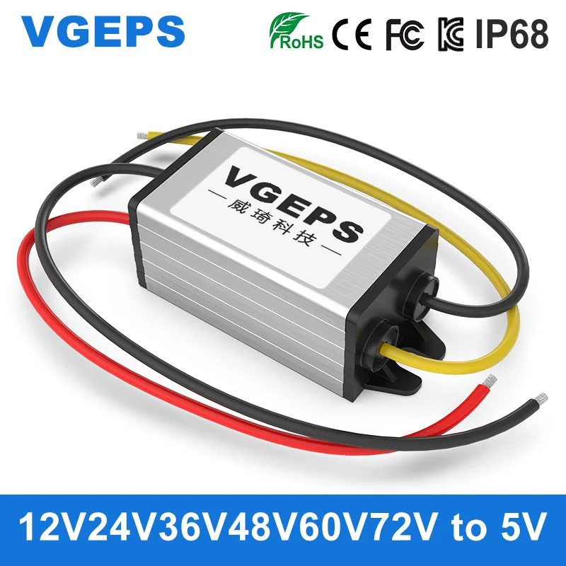 Multi-Voltage to 5V Step-Down DC Automotive Power Converter