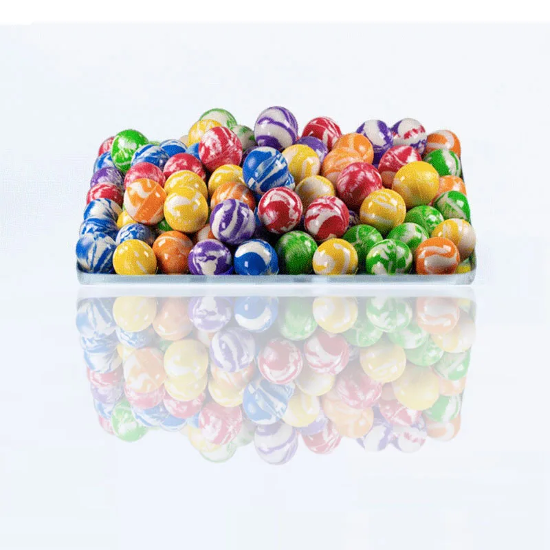 

10pcs Children Toy Ball Colored Bouncing Ball Rubber Outdoor Toys Kids Sport Games Elastic printing Juggling Jumping Balls