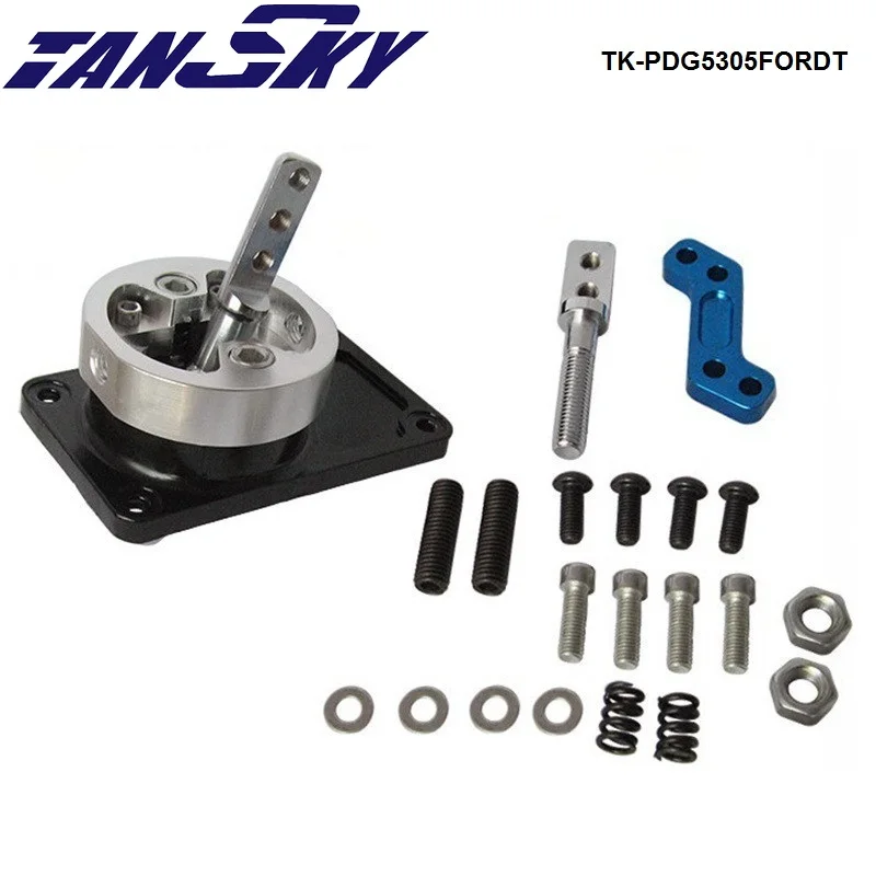 

Алюминиевые гоночные короткие шифтеры TANSKY для 83-04 Ford Mustang T5 T-45 W/OD, черные