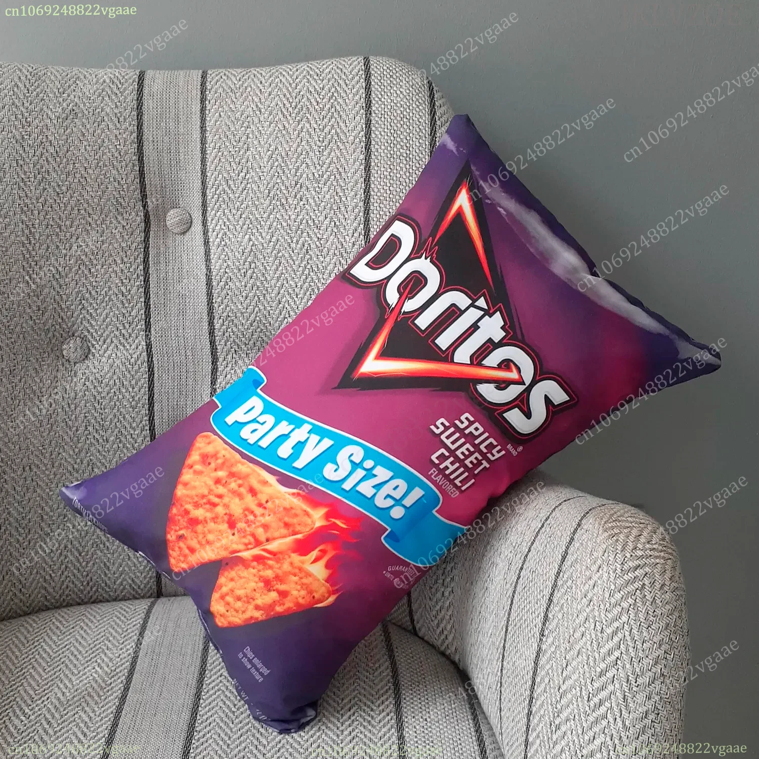 Funny Food Chips Doritos Pillowcase Bedroom Cushion Cover Sofa Cushions Bed Pillows Cover 40x60cm Pillow Case Car Office Seat 4