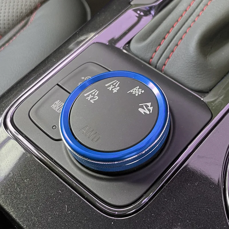 Premium Center Console Drive Mode Shift Knob Decoration Ring - Metal Trim Cover, Car Interior Accessory