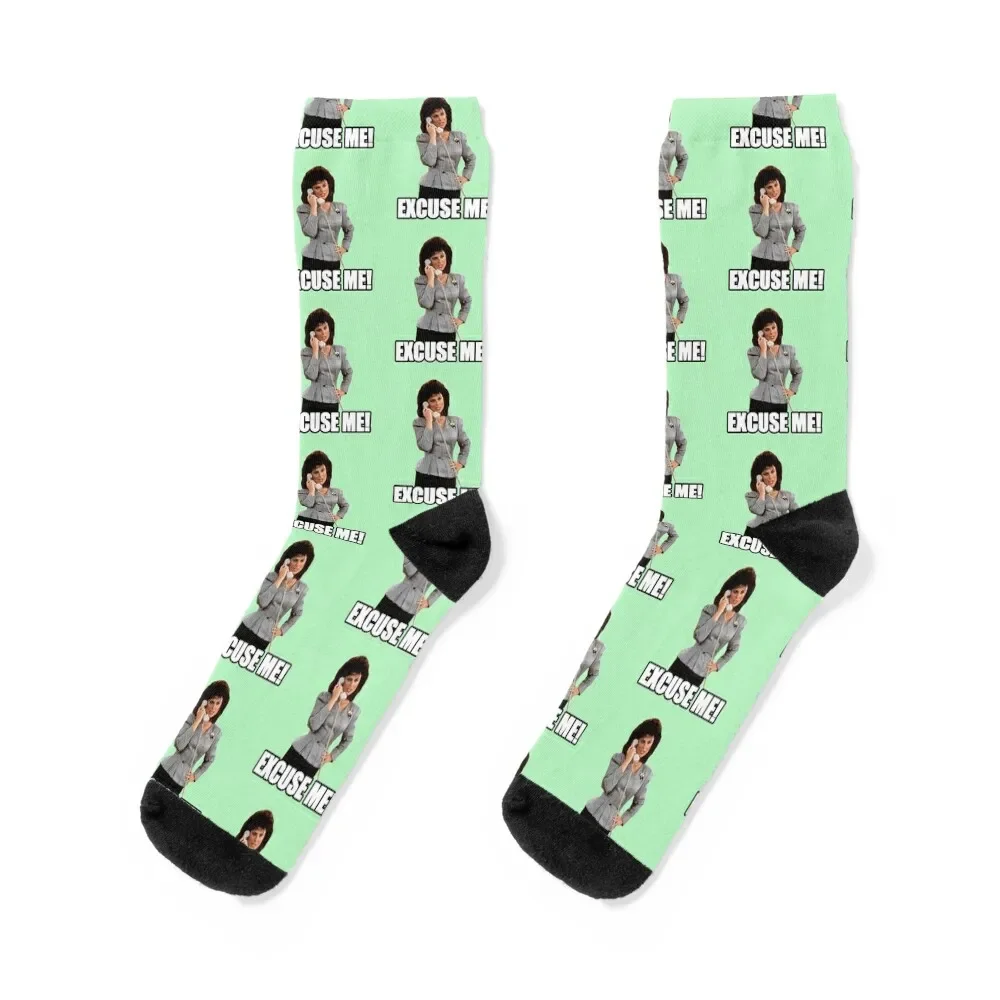 

EXCUSE ME! Socks funny sock valentine gift ideas floral crazy Socks For Man Women's