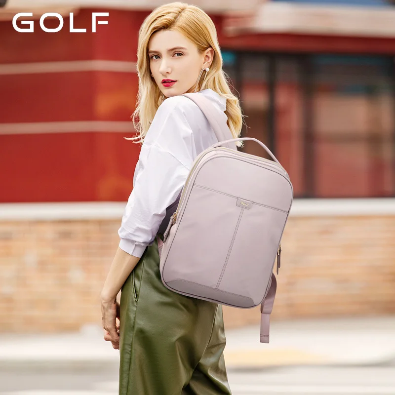 GOLF fashion leisure female 2024 new backpack backpack commuter joker Oxford spinning high-capacity students bag 2