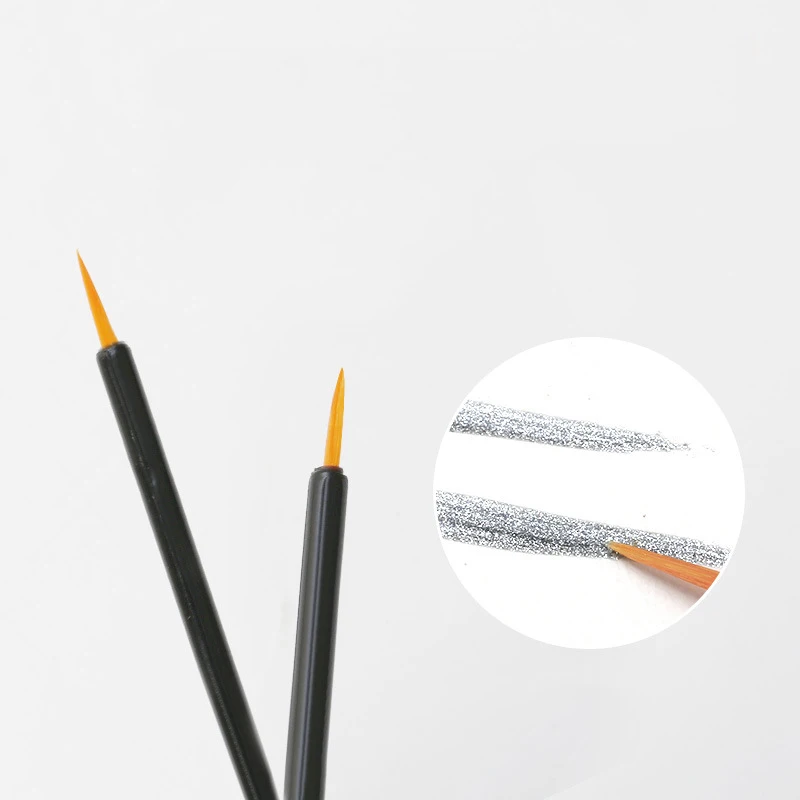 50pcs Disposable Nail Brush Nail Art Liner Brushes Gel Brush Gel Polish Painting Drawing Art Pen