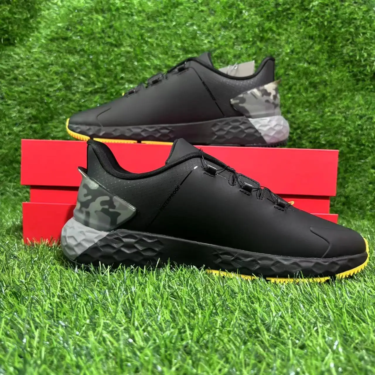 G/DRIVE Golf Shoes Men's Shoes Trendy Off-court Training Button Rotation Lightweight Waterproof Comfortable golf shoes