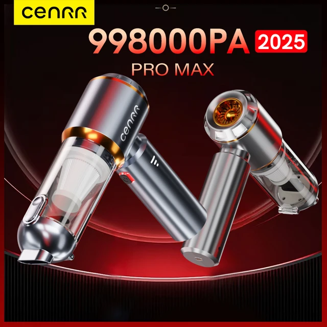 CENRR 998000PA Car Vacuum Cleaner Strong Suction Cordless Wireless Cleaner Handheld Portable Vacuum Cleaner Cleaning Machine 1
