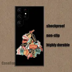 Elegant Black Punjab Map Phone Case - Artistic Design Cover - Samsung S21lite (Z1)