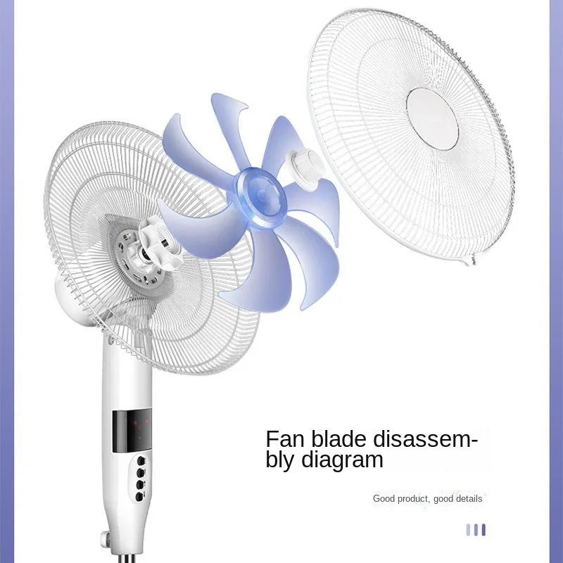 Cheap 220V Electric fan floor fan household mute shaking head mechanical timing desktop vertical dormitory energy-saving indus