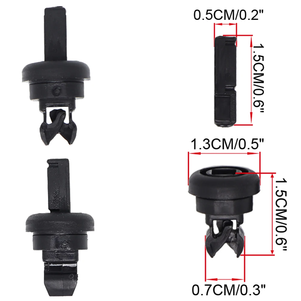 Ricambio Nissan Qashqai Clip Ripiano Bagagliaio Per Nissan Qashqai J10 - Set Da 2 Pezzi Ricambio Originale Pezzi Di Ricambio Auto - Foto 5