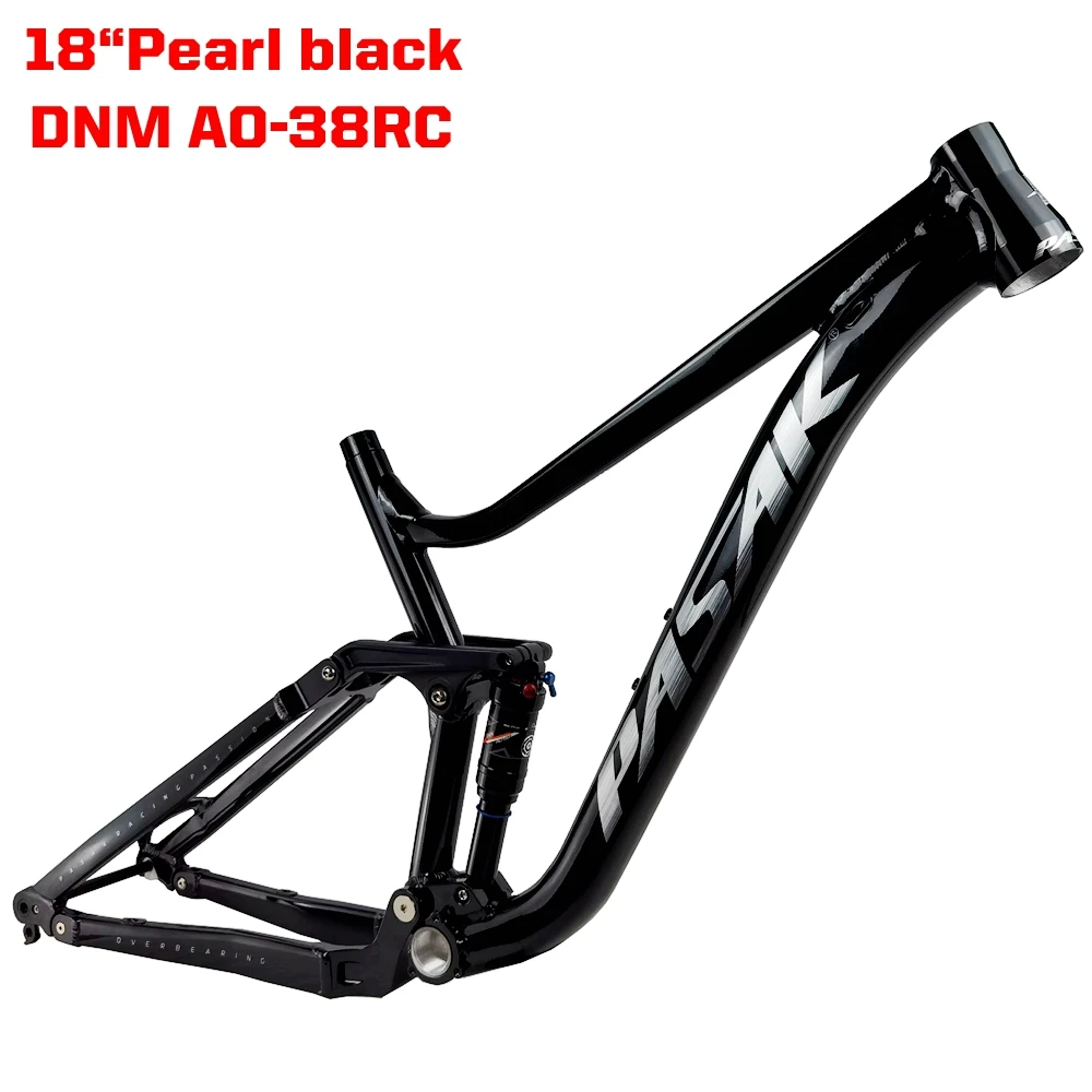 Pasak XC Soft Tail Full Shock Absorber Aluminum Alloy Mountain Bike Frame 29er DH AM Mtb Boost 148mm Rear Wheel Ttb Boost 148mm bicycle parts bicycle frame