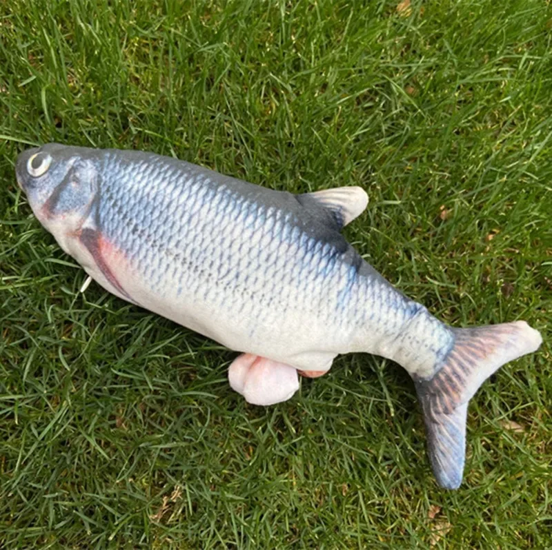 Children's Baby Electric Fish Toy Simulation Plush Sleeping Baby Puzzle Early Education plush toys