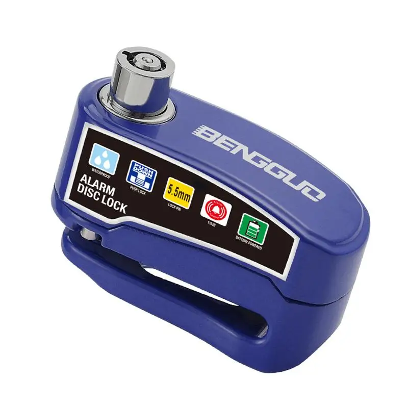 Motorcycle and Bicycle Anti-Theft Disc Lock with Alarm