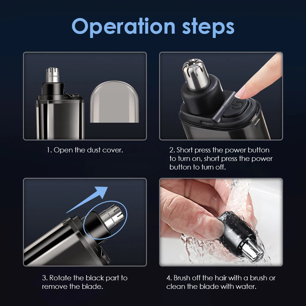 Electric Nose Hair Clipper Precision Nose Trimmer Precision Nose Hair Trimmer fo