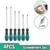 Multipurpose Handle Screwdrivers Set With Magnetic Insulated Security Repair Hand Tools Cross/Straight Type Mini Screw Driver 1