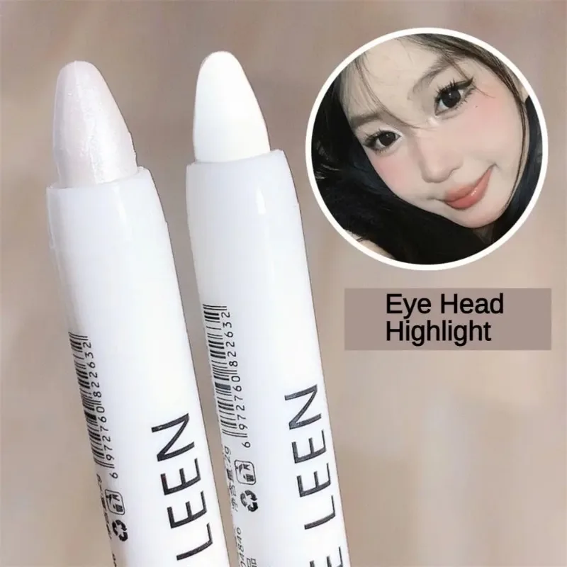 Crease Brightening Aegyo-sal Glitter Lying Silkworm Pencil Long-lasting Highlighter Pen White Silver Waterproof Eyes Makeup