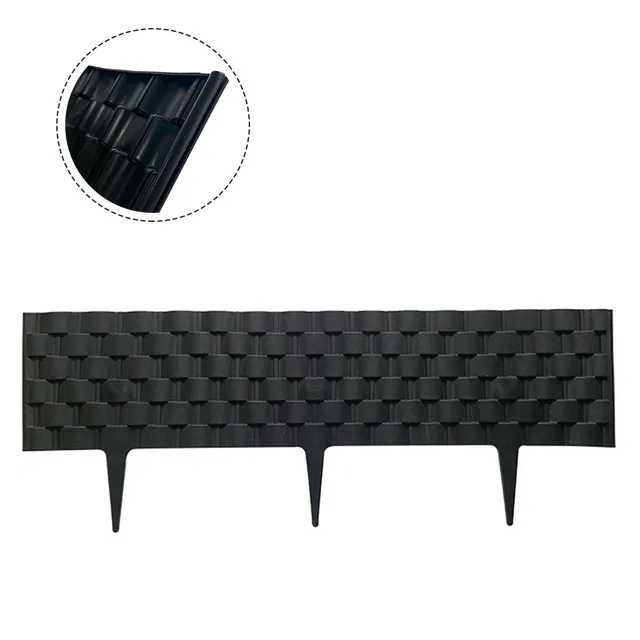 1/2 db Kerti Palisade 21 Cm*60 Cm Műanyag Kerítés Dekoráció Elszigetelő Kertészeti Mozaik Föl dbeillesztett - Image 4