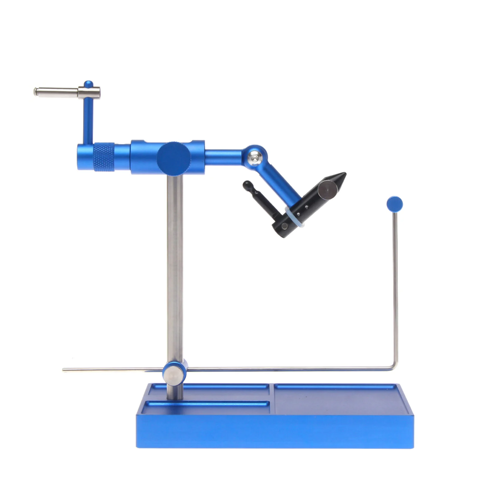 Rotary Fly Tying Vise Artificial Fly Making Tool Bait Making Tools for Fly Making 360° Jig Hook Trout Fishing Lure Making Tools