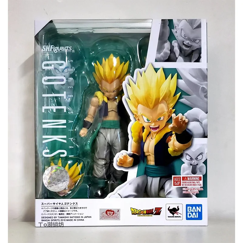 100% Original Bandai S.H. Figuarts Super Saiyan Gotenks Dragon Ball Z In Stock Anime Action Collection Figures Model Toys