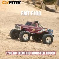 FMS 1/10 Fmt F100 High-Speed Monster Truck Large Tire Rc Remote Control Model Car Four-Wheel Drive High-Speed Off-Road Toys RTR 1