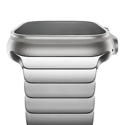 Luxury Stainless Steel Link Bracelet for 42mm 44mm 45mm 49mm (Silver)