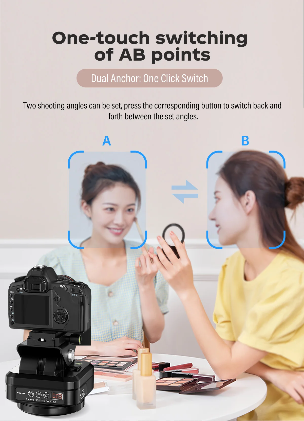 M4PRO Pan Tilt Ptz Panoramic Time-lapse Photography 360-degree Rotating Electric