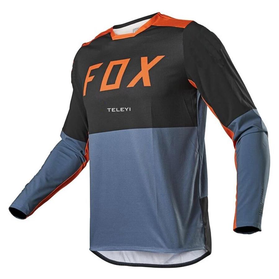 2023foxteleyiMenDownhillJerseysMTBMountainBikeShirtsOffroad