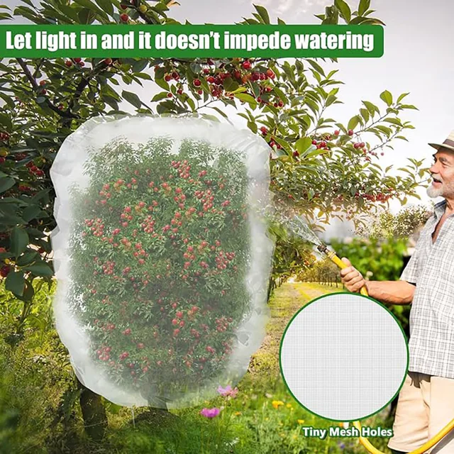 Protection Bags for Plants Cover Mesh Netting for Tree Vegetable Strawberry Grapes Pest Control Anti-Bird Protective Bag 4