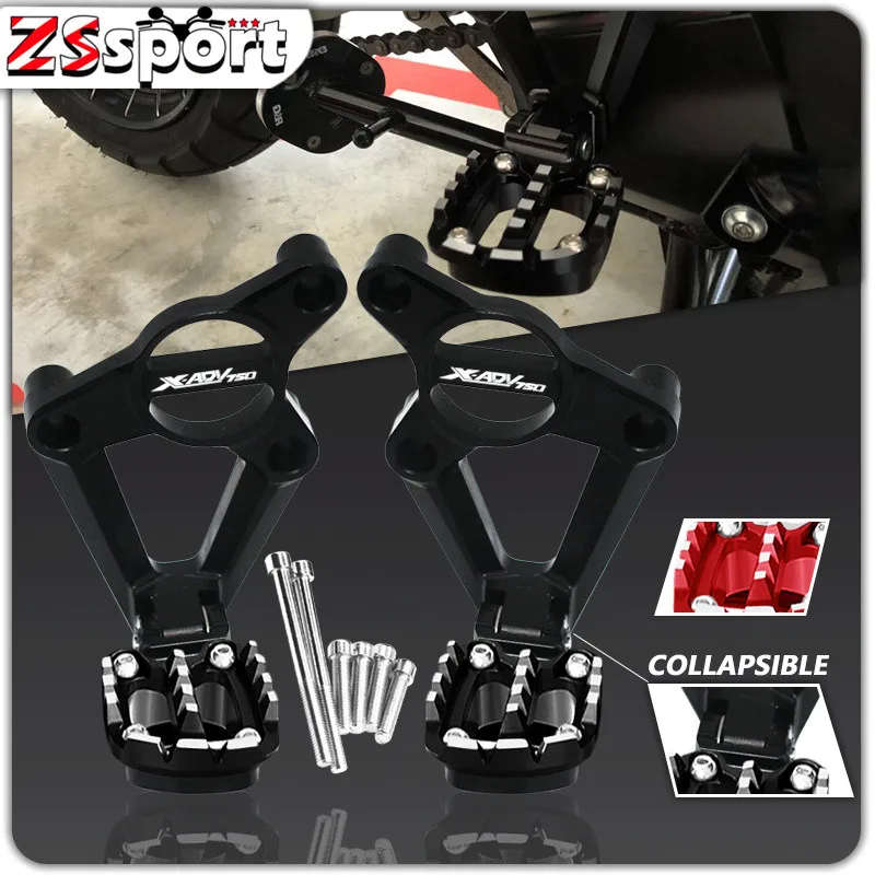 

X-ADV Rear Pedal Foot Stand Folding Footrests Passenger FootPegs For HONDA XADV 750 xadv750 2017 2018 2019 2020 Motorcycle