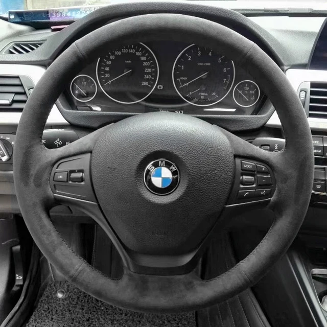 BMW車用のステアリングホイールカバー,BMW F30,F31,F34,F20,F21,F22 ...