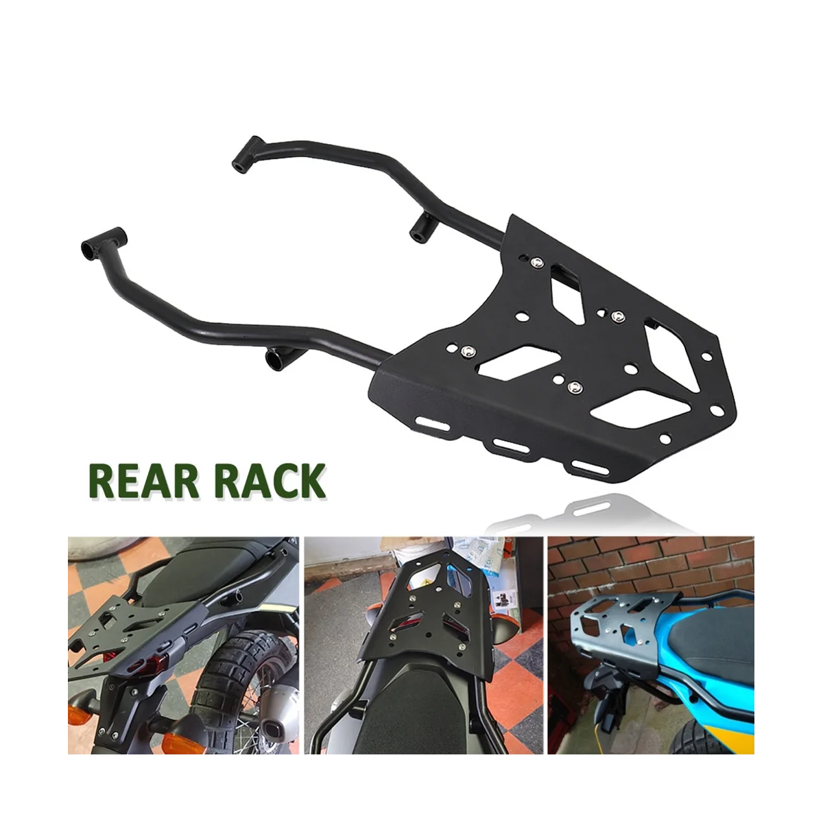 

Motorcycle Top Case Rear Rack Carrier for Yamaha Tenere 700 Tenere700 XTZ700 2021 2020 2019 Rear Luggage Rack(B)