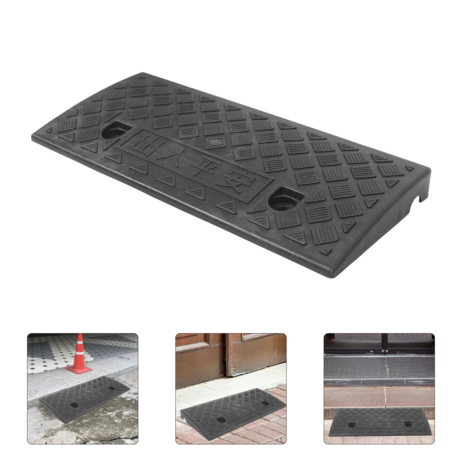 

Step Mat Wheelchair Ramps Rubber Sweeping Robots Deceleration Zone Threshold Cushion for Toy Cars