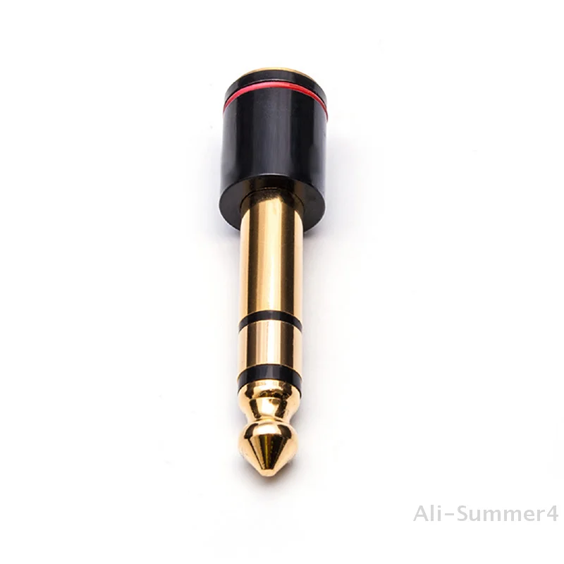 6.35mm 1/4 남성형 커넥터에서 3.5mm 1/8 여성형 커넥터로 변환하는 스테레오 헤드폰 어댑터 오디오 잭 어댑터 (Aux 케이블 헤드폰용)