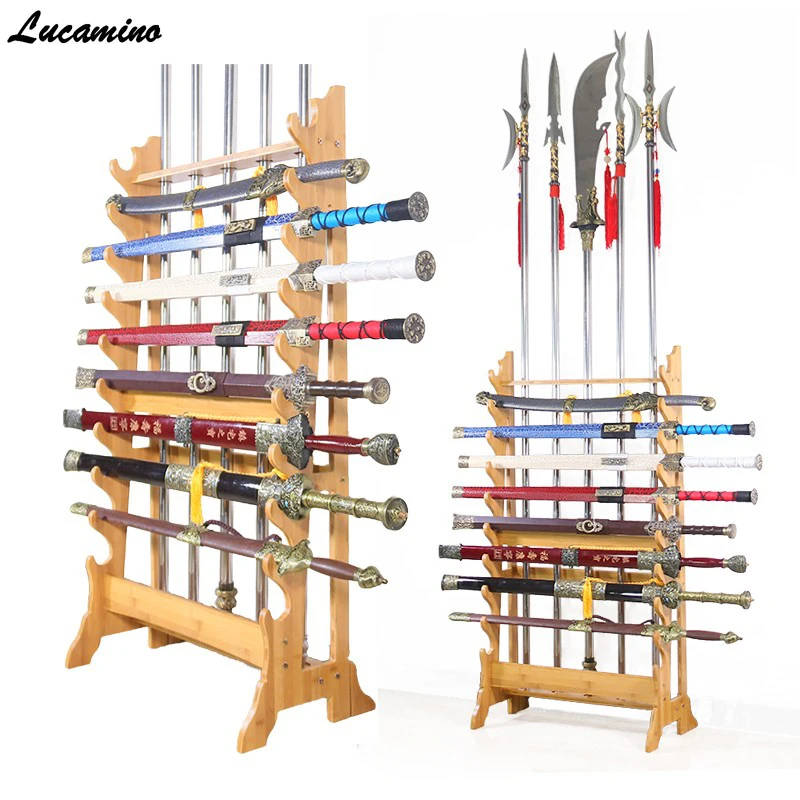 HotsellingNanBamboo5holeswordweaponrackNanzhuMultiUseWushu