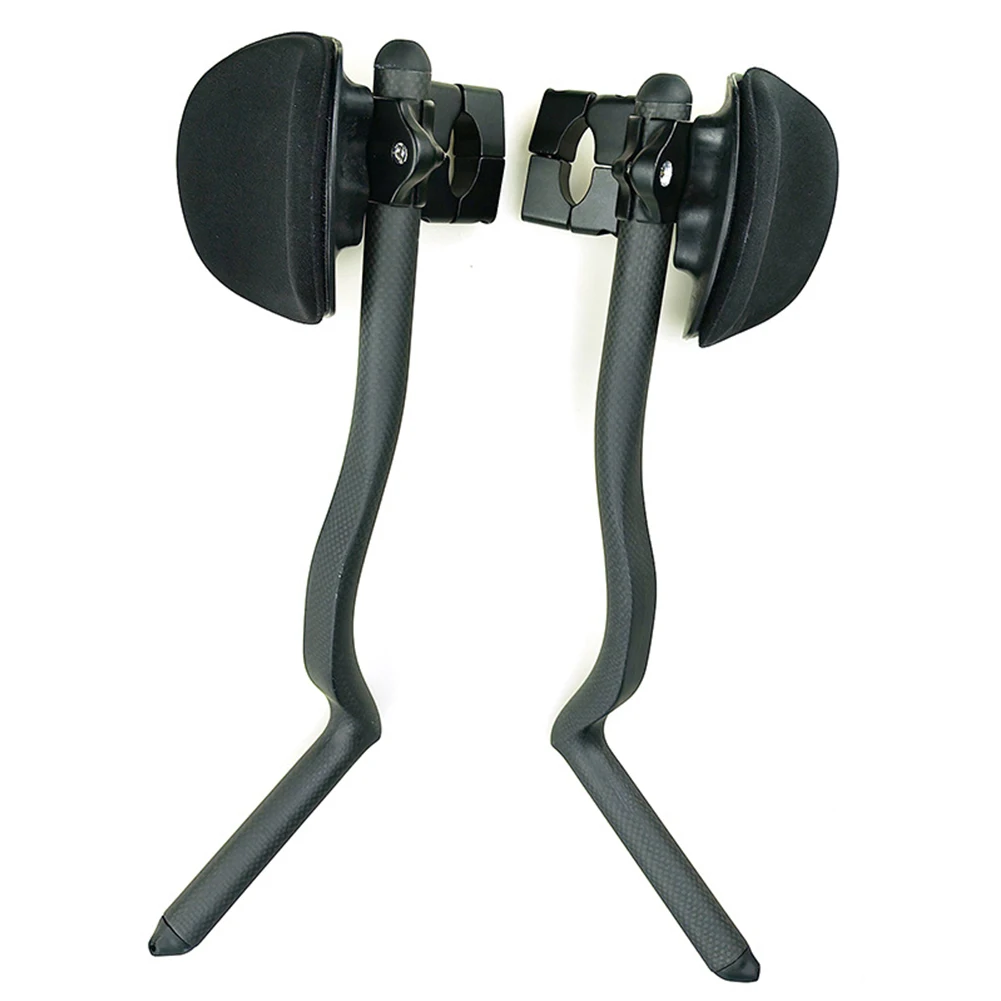 

55 Degree Handlebar Auxiliary Handlebar 278g Weight 3K Matte Bright Finish Plastic Elbow Support T800 Carbon Fiber