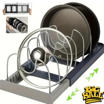 Expandable Cabinet Organizer Rack 1