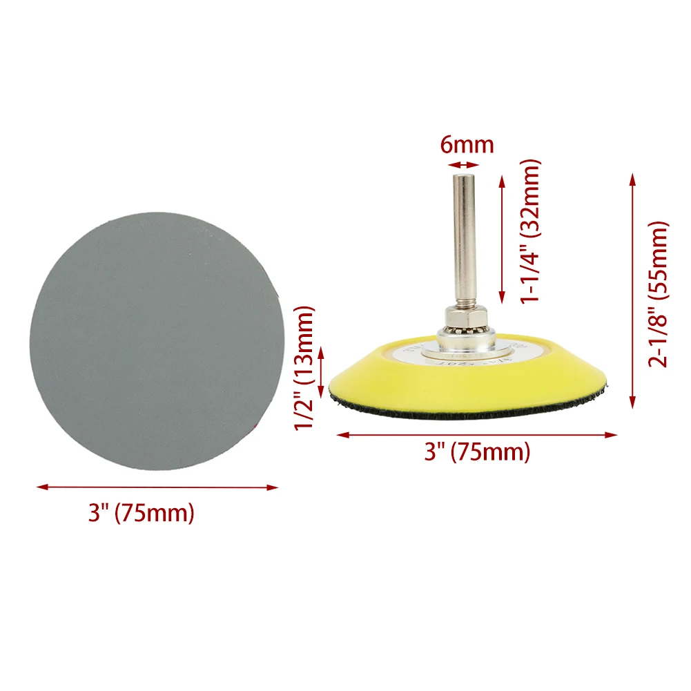 21PCS 3" ing Waxing Polishing Sponge Pads Kit Tool For Car Polisher Drill 75mm Auto Accessories Tools