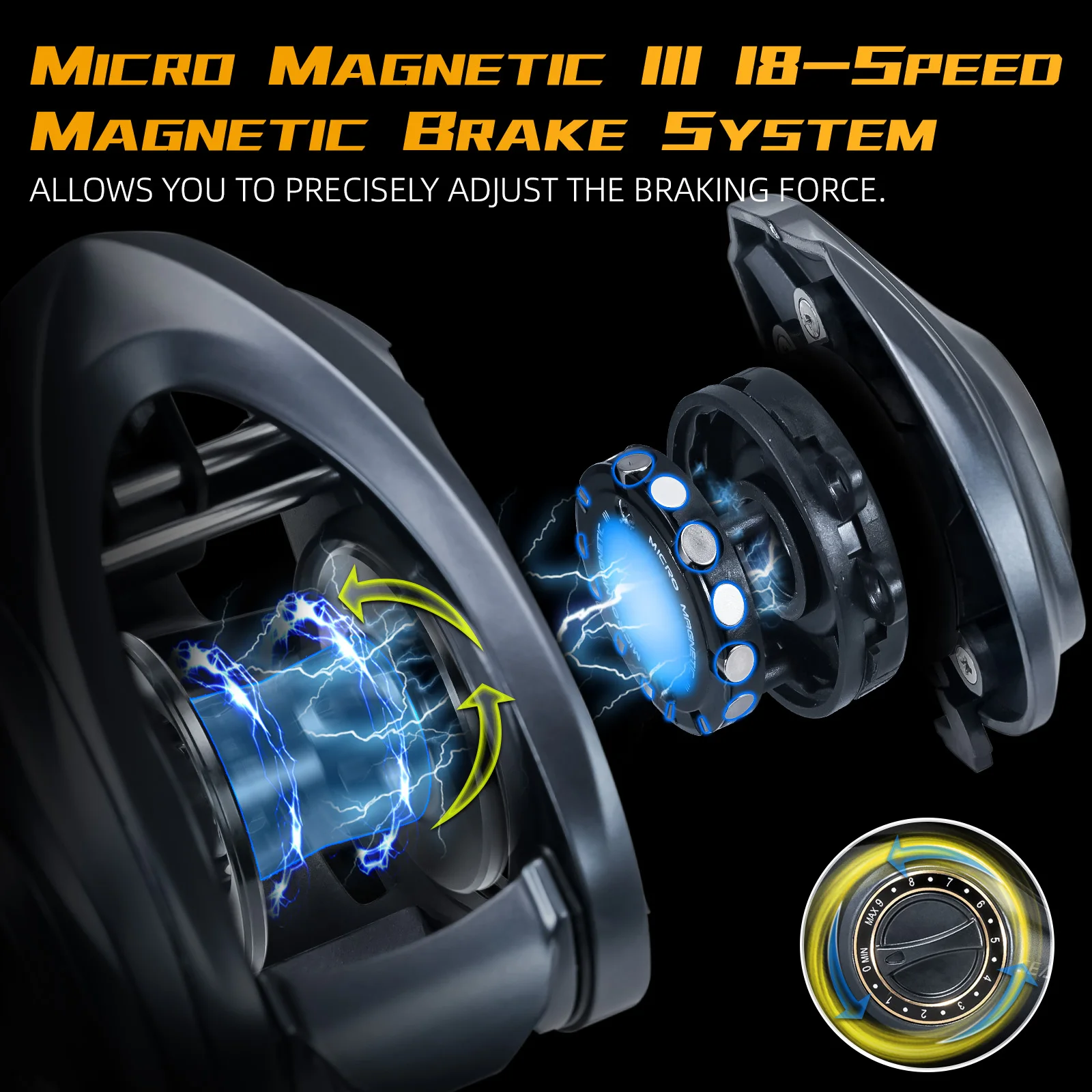 SeaKnightブランド FALCAN4シリーズ ベイトキャスティングリール HG XG