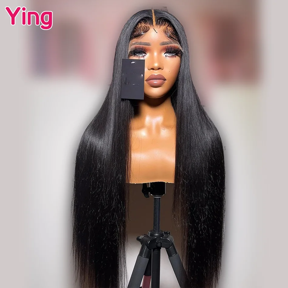 Ying Bone Straight Highlight Emerald Green 13x4 Transparent Lace Wig Remy Preplucked 13X6 Lace Frontal Wigs 5X5 Wigs For Women