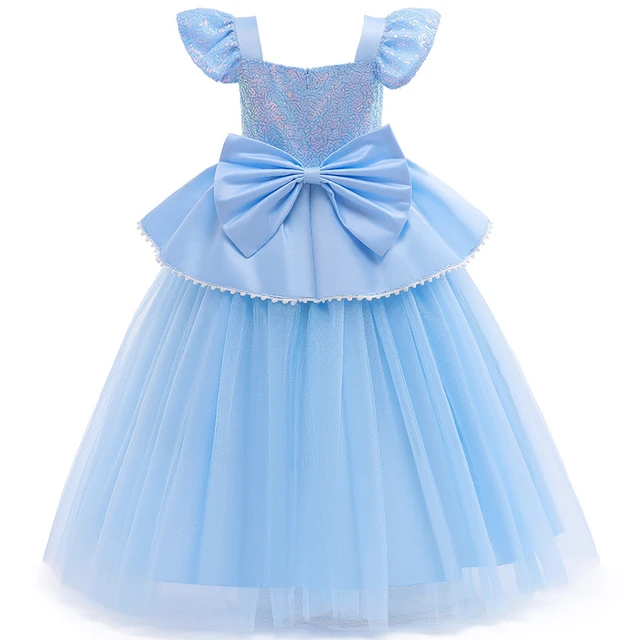Festa de aniversário vestidos de bola princesa traje menina cinderela  vestido crianças - AliExpress