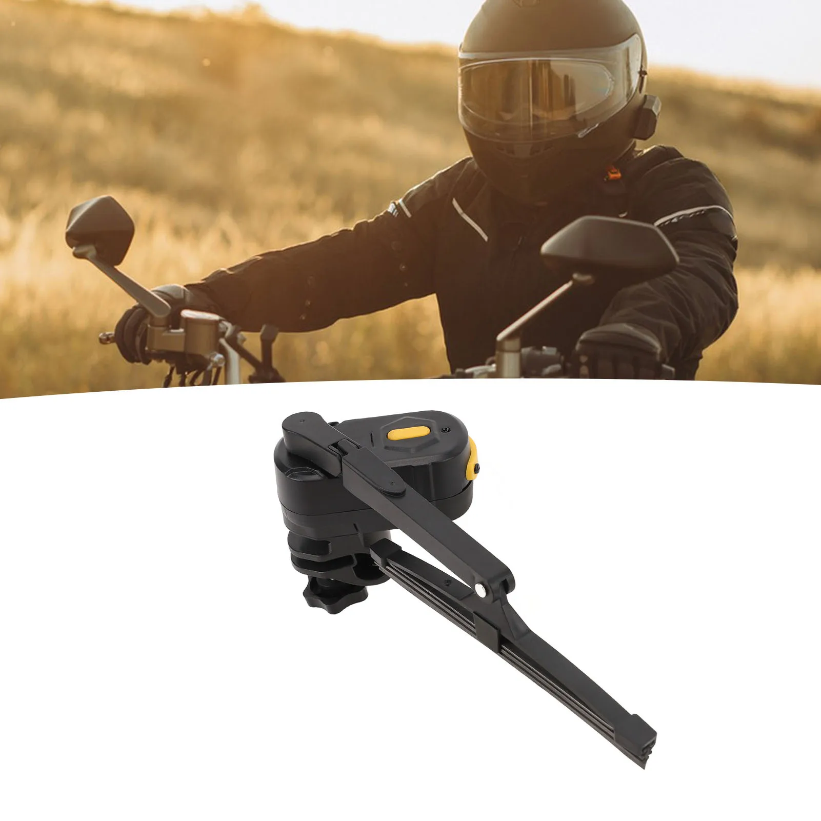 Motorcycle Windscreen Wiper 170 Degree Wiping Easy To Operate Versatile Motorcycle Helmet  Wiper for Electric 4