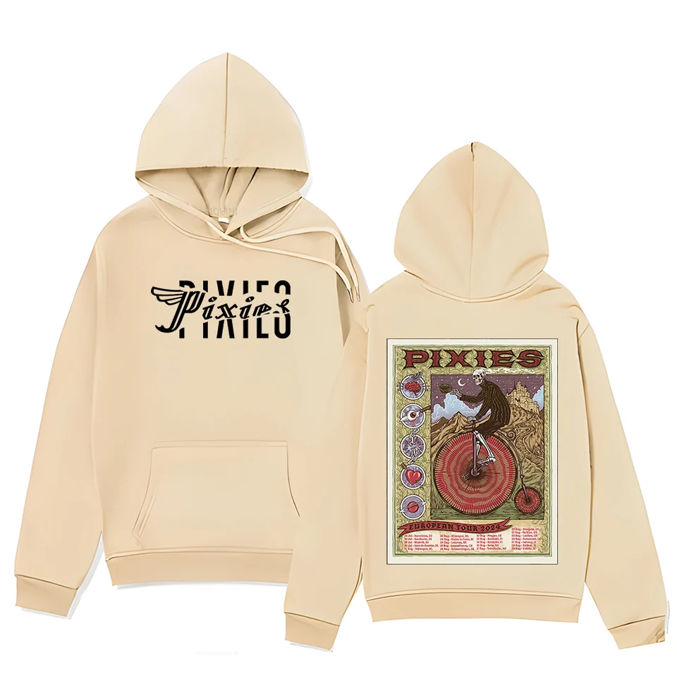NXKAFAH Sweat à Capuche Tame Pixies Band Imprimé Graphique