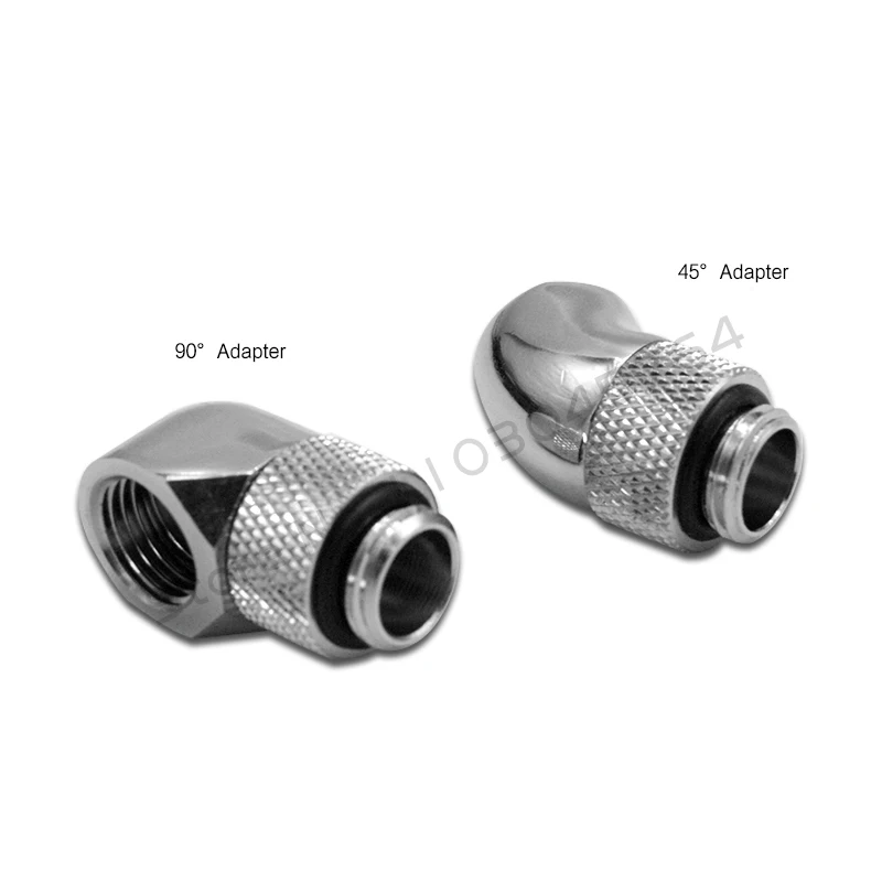 Multi-Angle Elbow Adapter with 360° Rotatable Compression Connector - Available in Three Colors