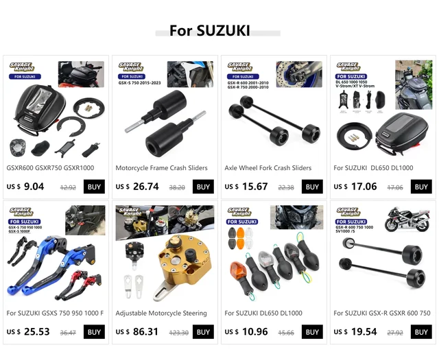 アクセサリー オートバイステアリングダンパー逆安全制御スズキ K1 K2