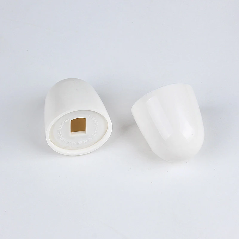 2Pcs White Plastic Toilet Bolt Covers Toilet Bowl Push-on Bolt Screw Caps Fasteners Decoration Home Bathroom Accessories