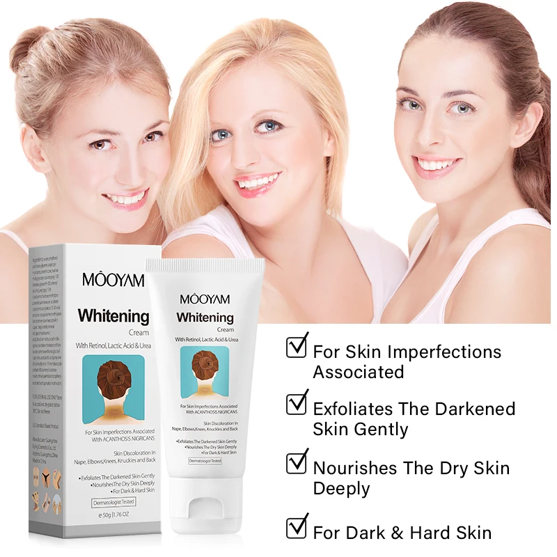 Acanthosis Nigricans Therapy Neck Cream Skin Tightening Underarm Elbows Armpit Cream Treatment Dark Spot Remover For Body 4