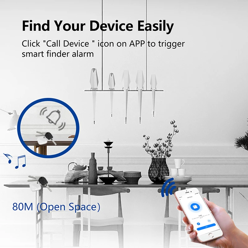 Smart Tracker Bluetooth Tracker Tuya Smart Tag Anti-Lost Alarm Wireless GPS Phone Stuff Two-way Search