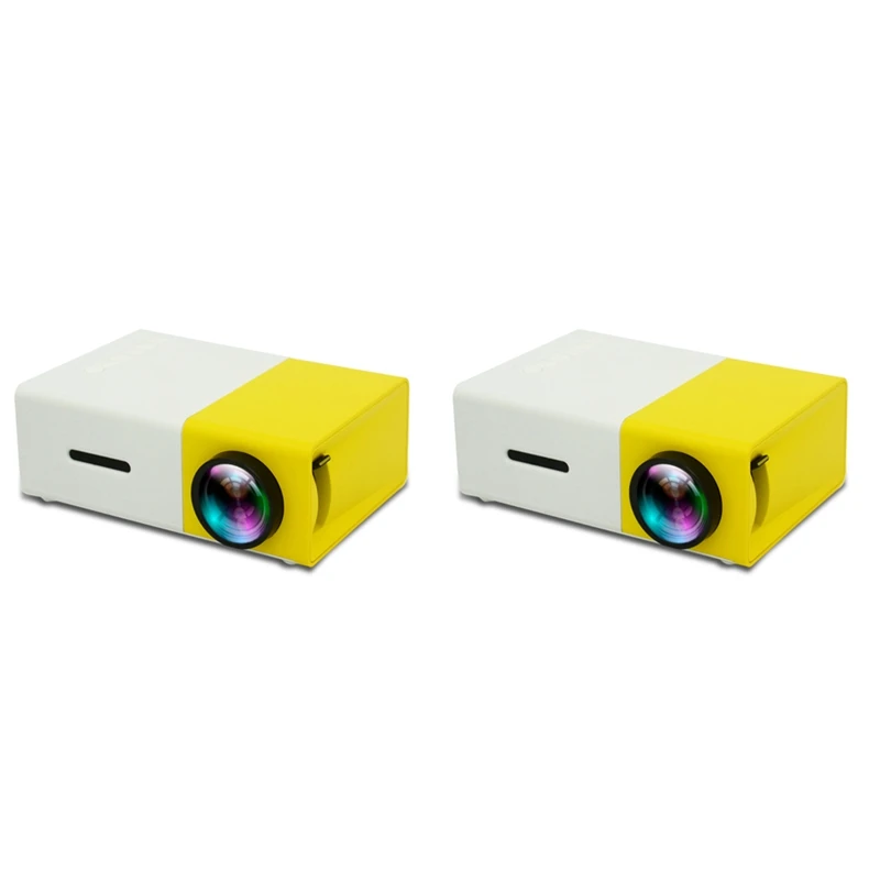 

YG300 Pro Светодиодный Mini проектор 1080P Full HD поддерживаемый USB AV TF портативный домашний медиаплеер