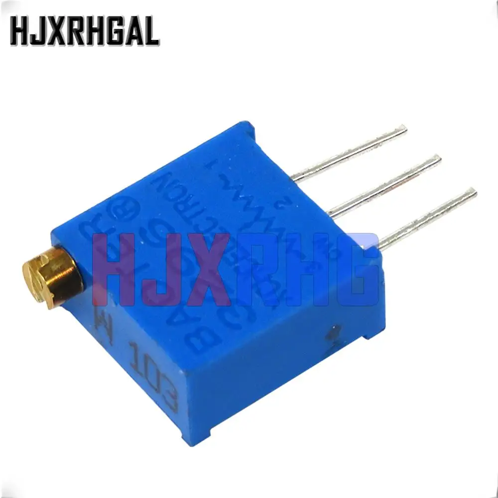Trimpot Trimmer Potentiometer 3296W 3296 50 100 200 500 ohm 1K 2K 5K 10K 20K 50K 100K 200K 500K 1M ohm 103 100R 200R 500R 10PCS trimmer potentiometer